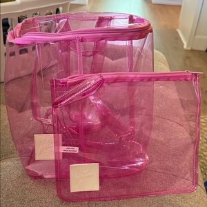 Kortni Jeane - Backpack and Travel Bag - Clear Pink